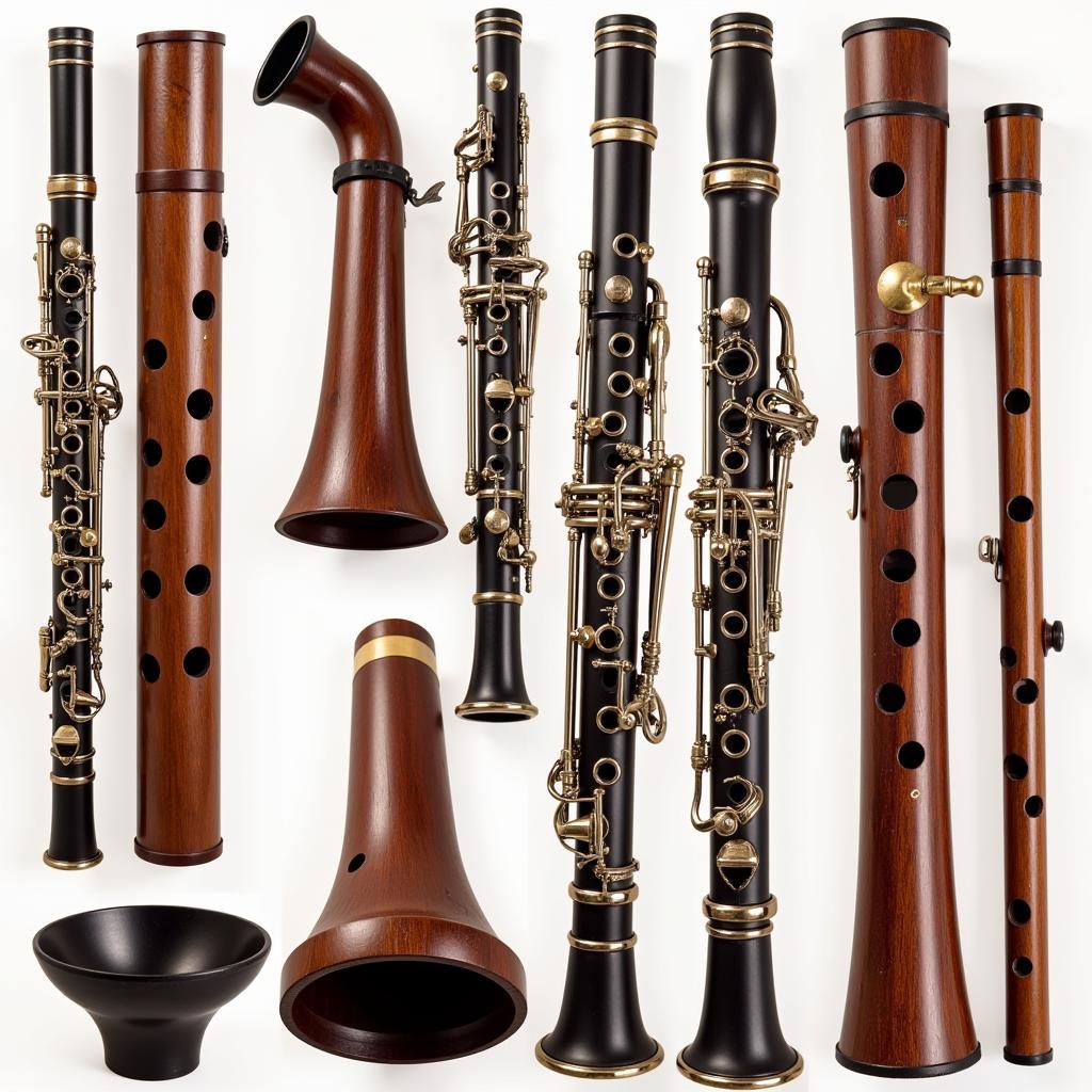 African Blackwood Musical Instruments: Clarinets, Oboes, and Flutes