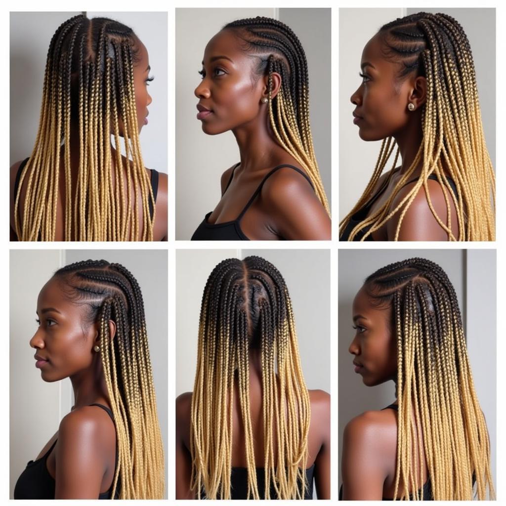 Traditional African Blond Braid Styles