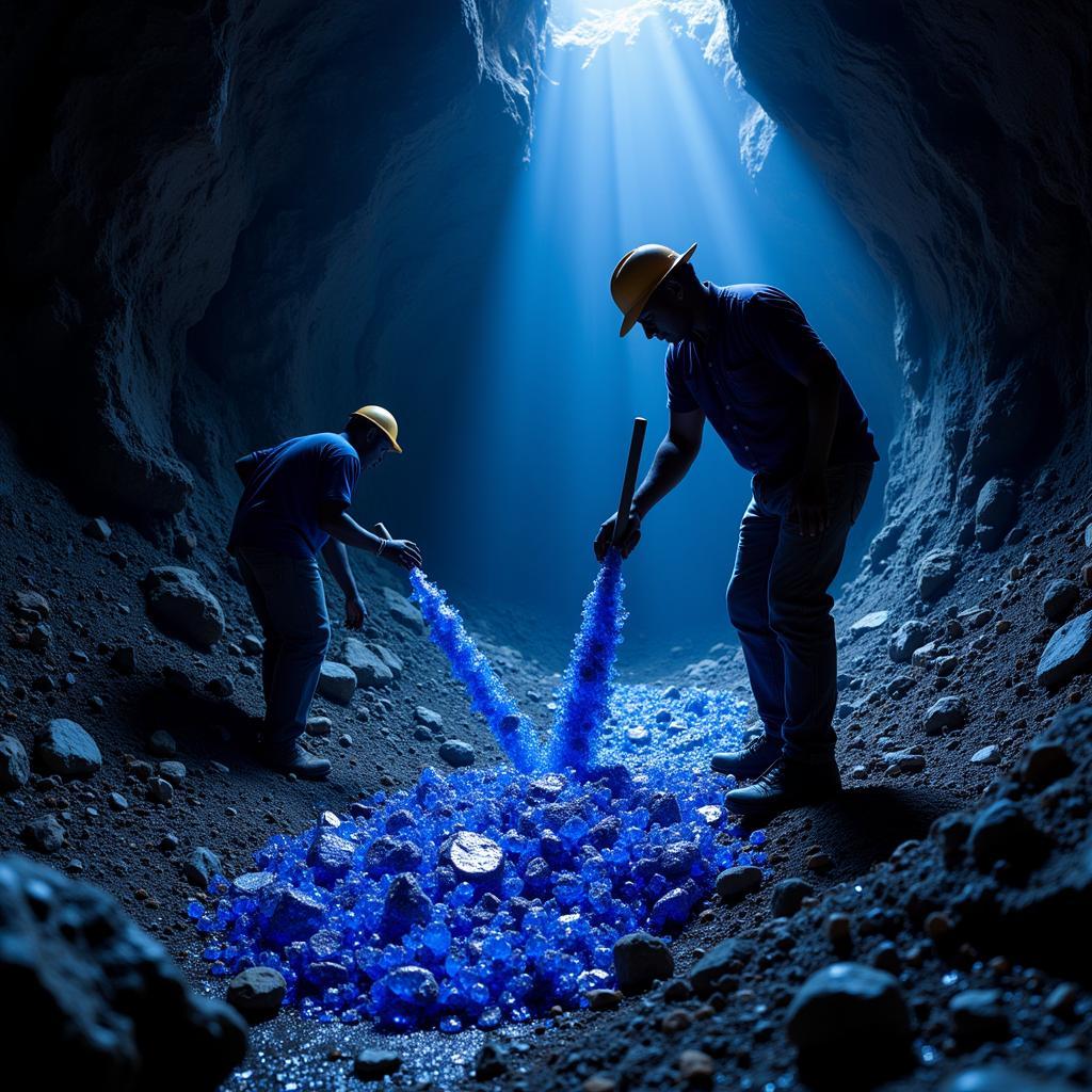 African Blue Firm: Sapphire Mining Operations