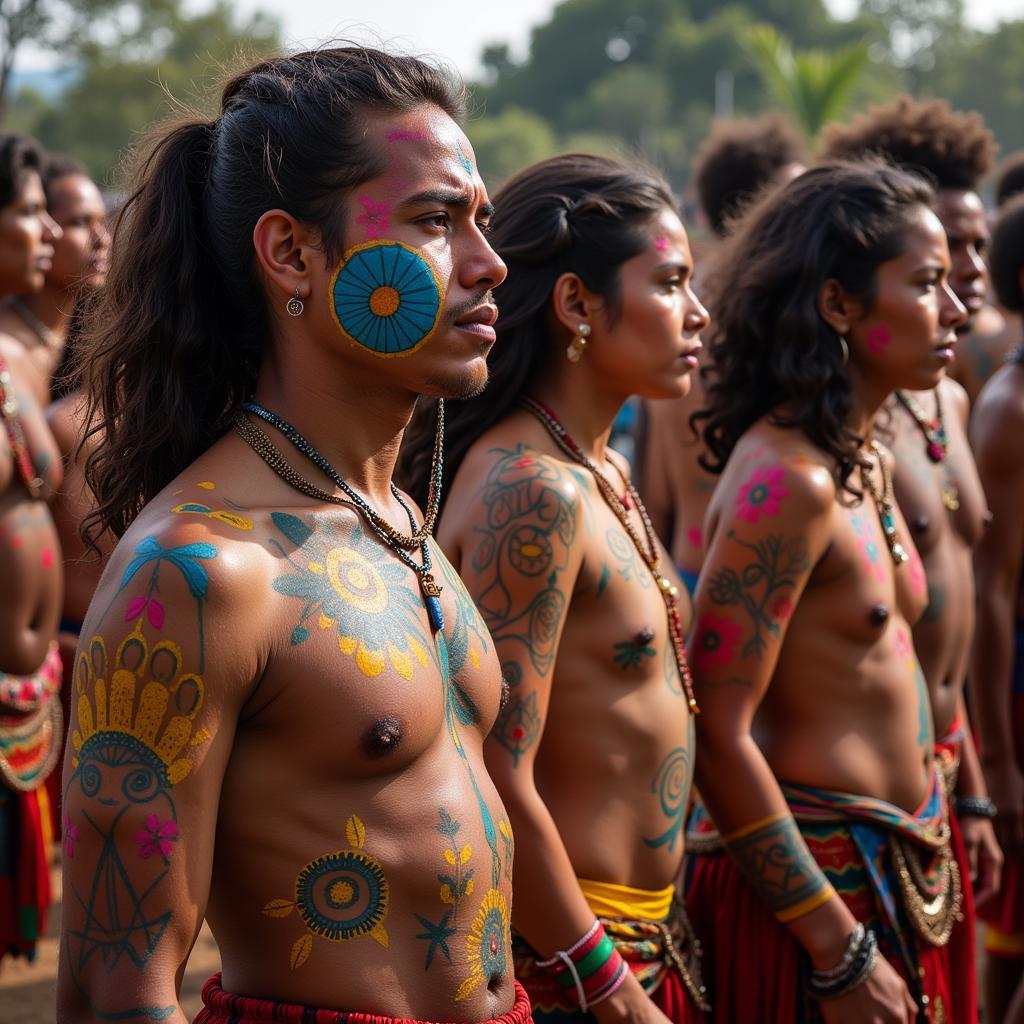 African Body Painting Ceremony