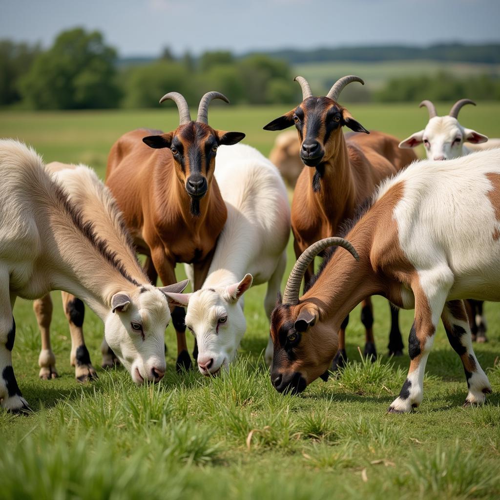 African Boer Goat Feeding Practices