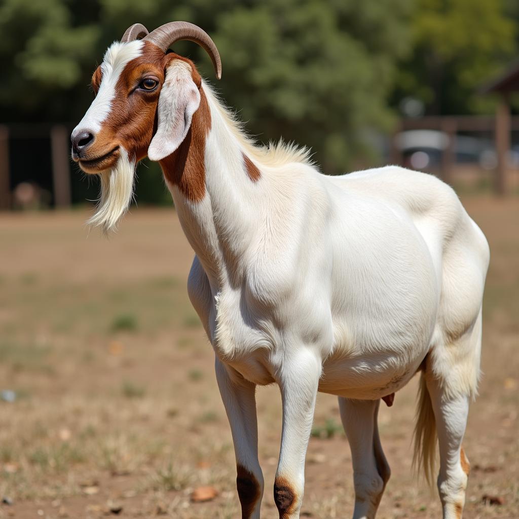 African Boer Goat Physical Characteristics