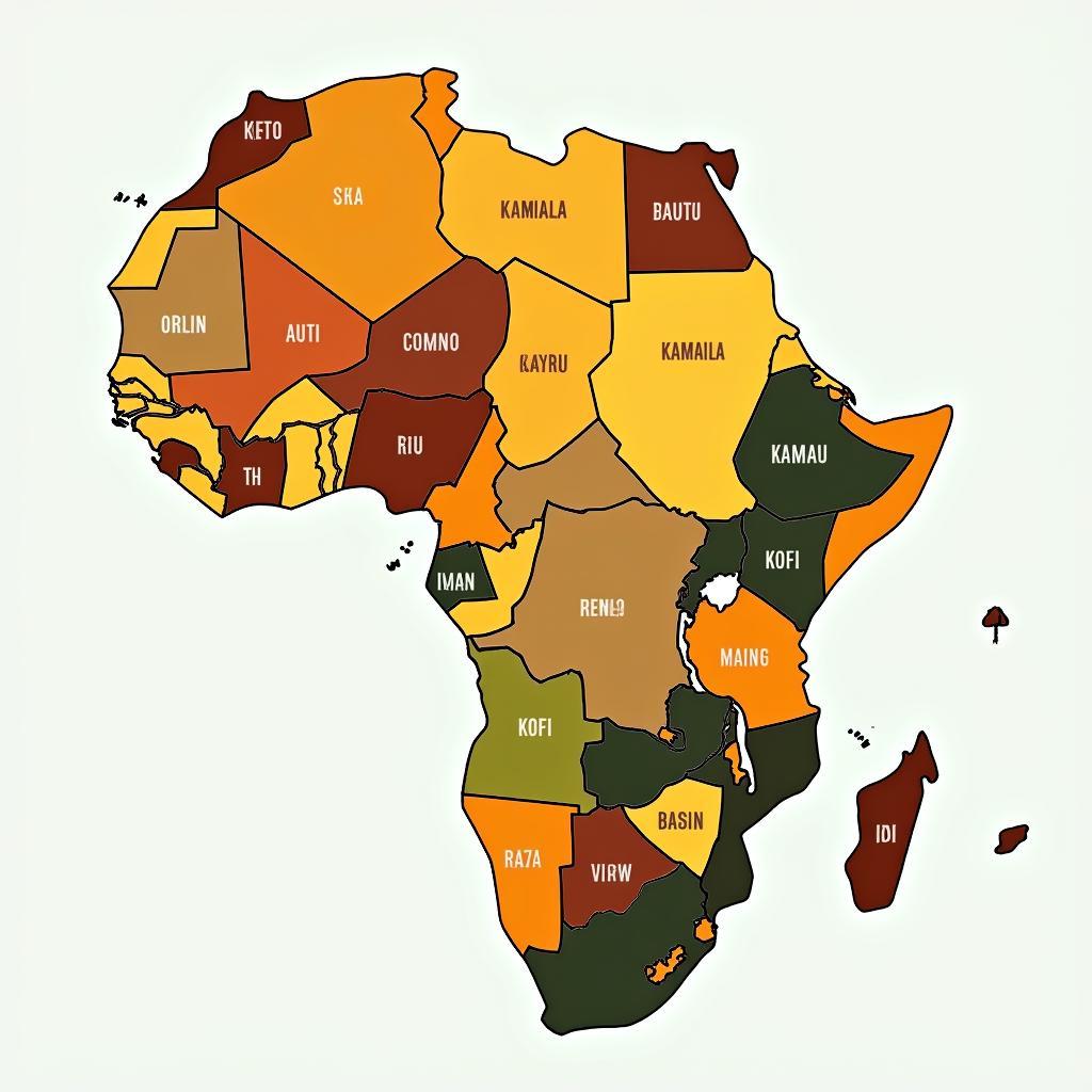 Diversity of African Boy K Names Across the Continent