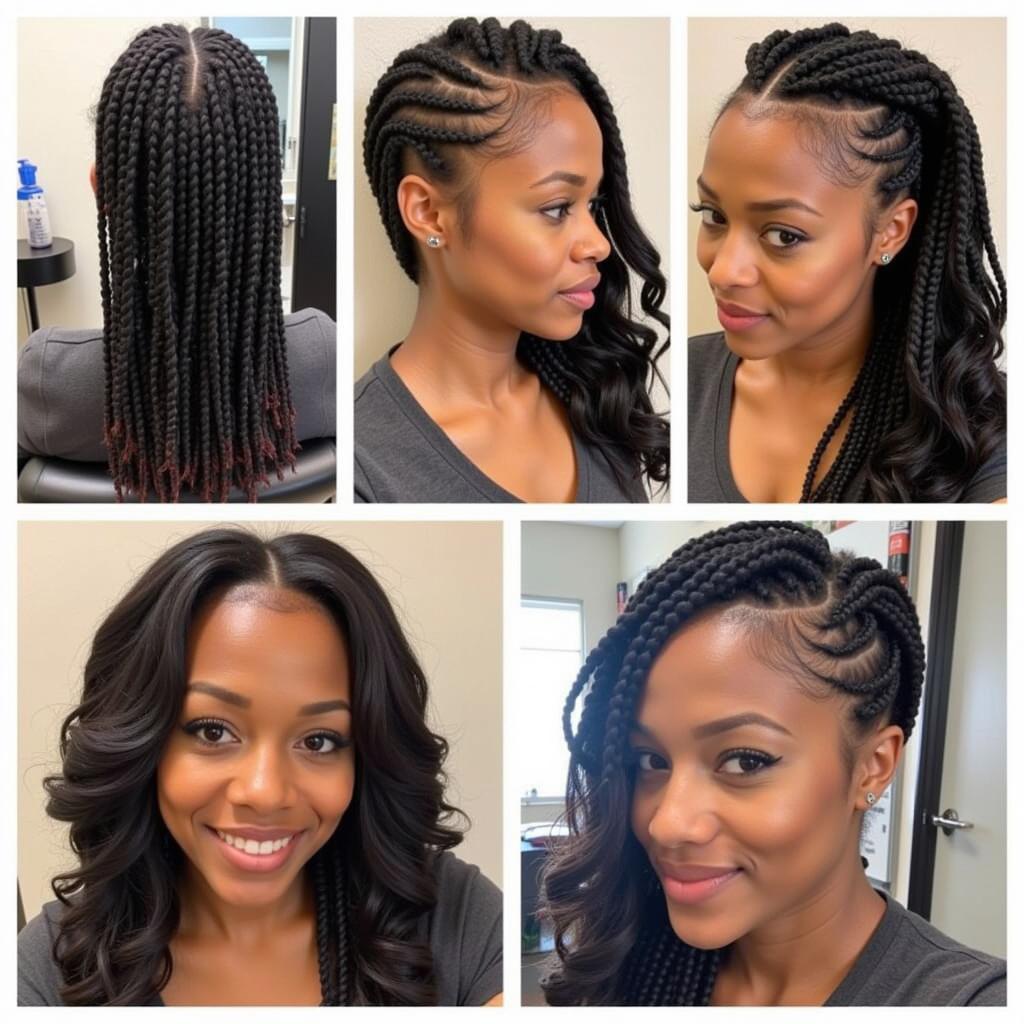 Various African Braiding Styles in Columbus GA