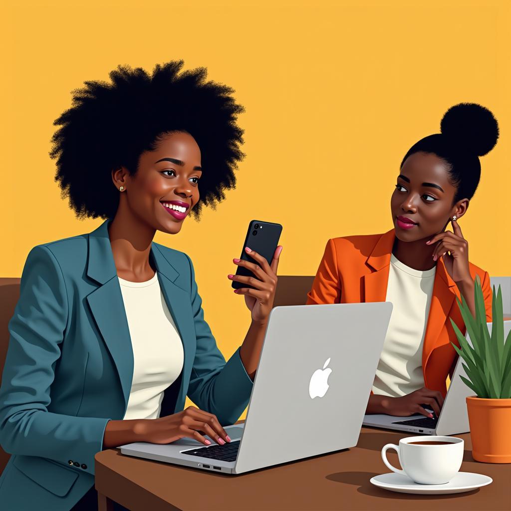 African entrepreneurs leveraging digital marketing and storytelling to connect with consumers.