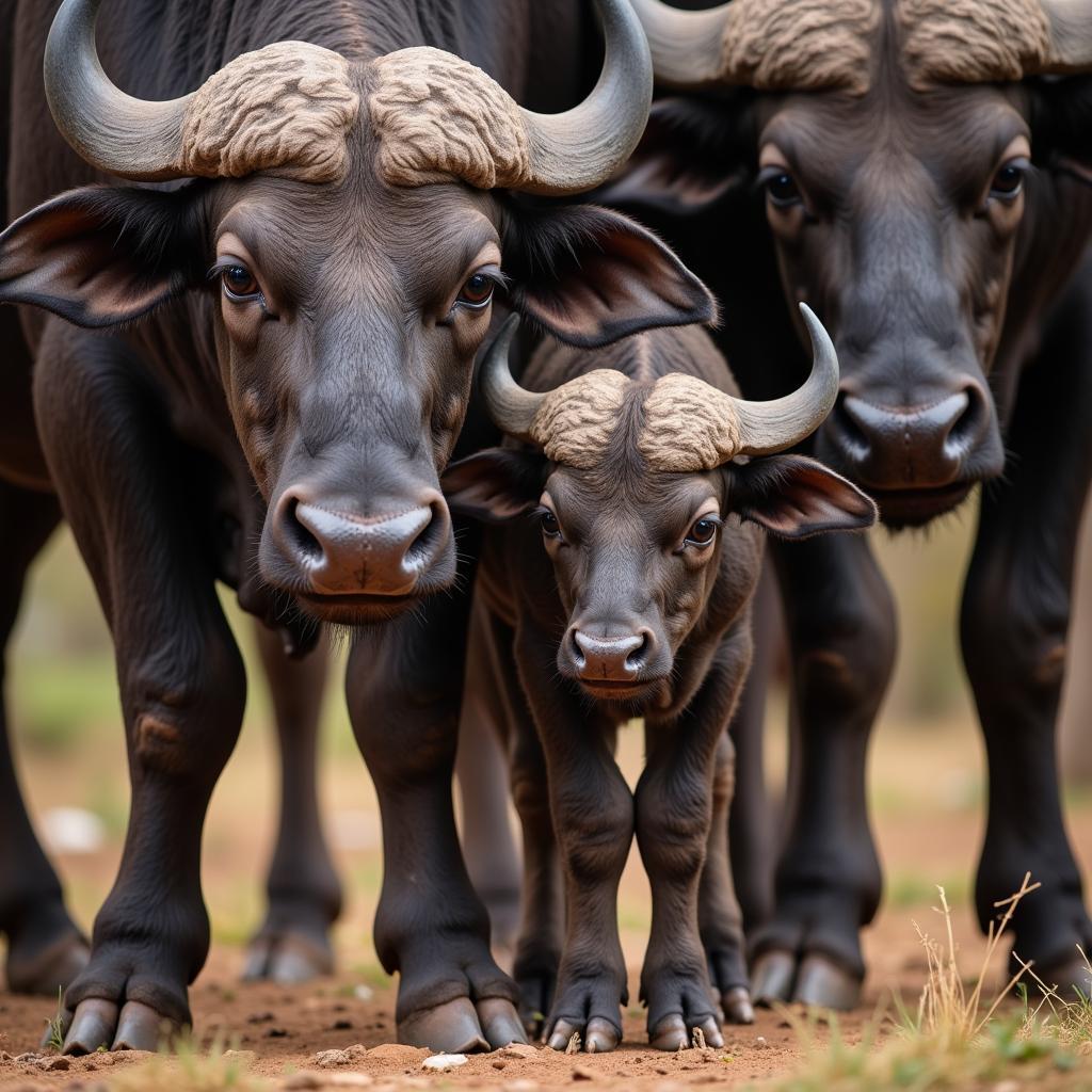 African Buffalo Calf in the Masai Mara