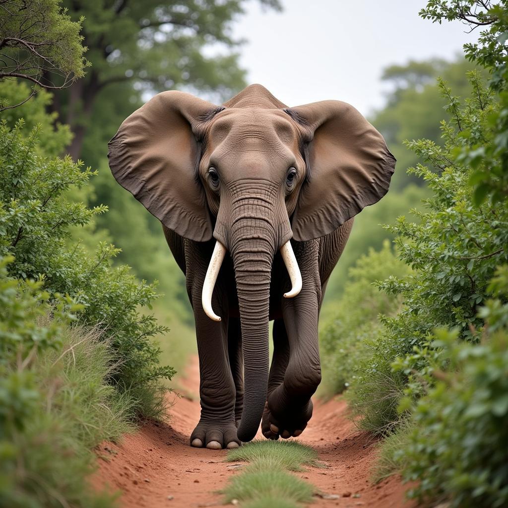 African Bush Elephant's Impact on the Ecosystem