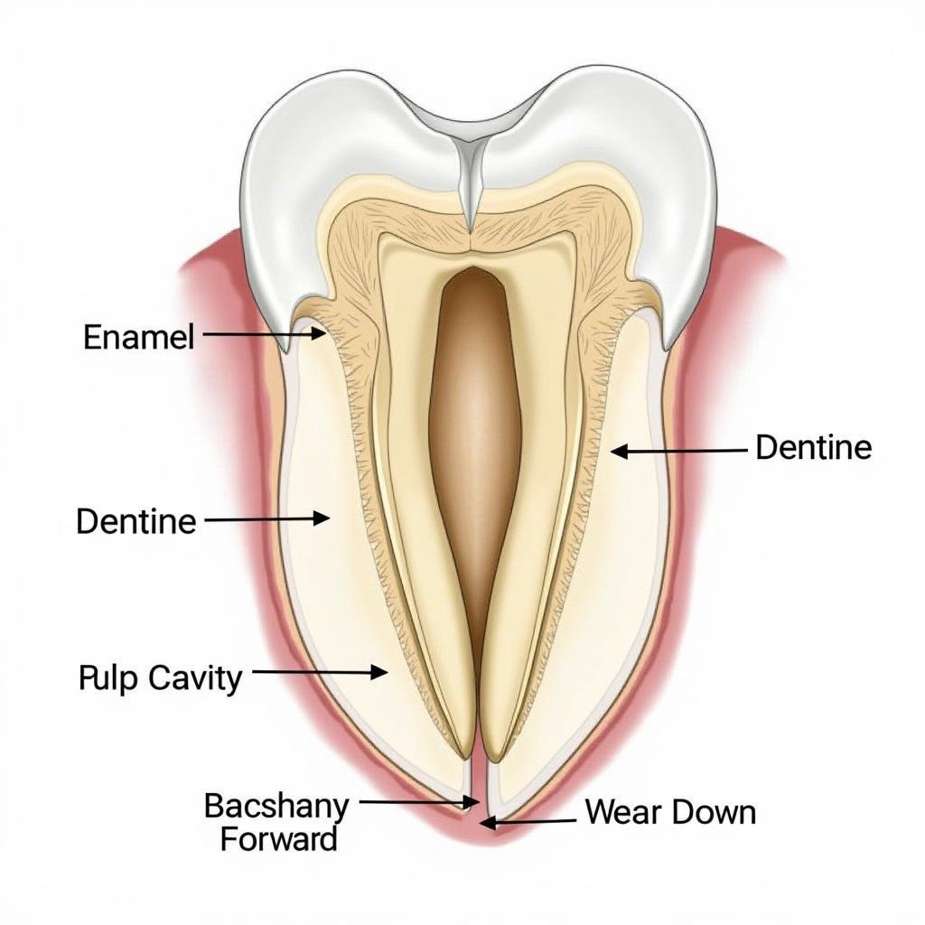 African Bush Elephant Teeth Structure