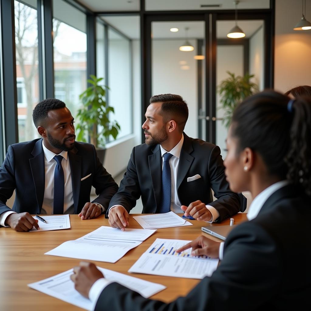 African Business Leaders in a Strategy Meeting