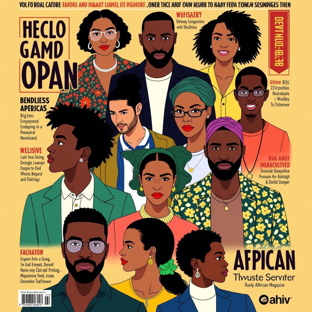 African Business Magazine Cover Featuring Emerging Entrepreneurs