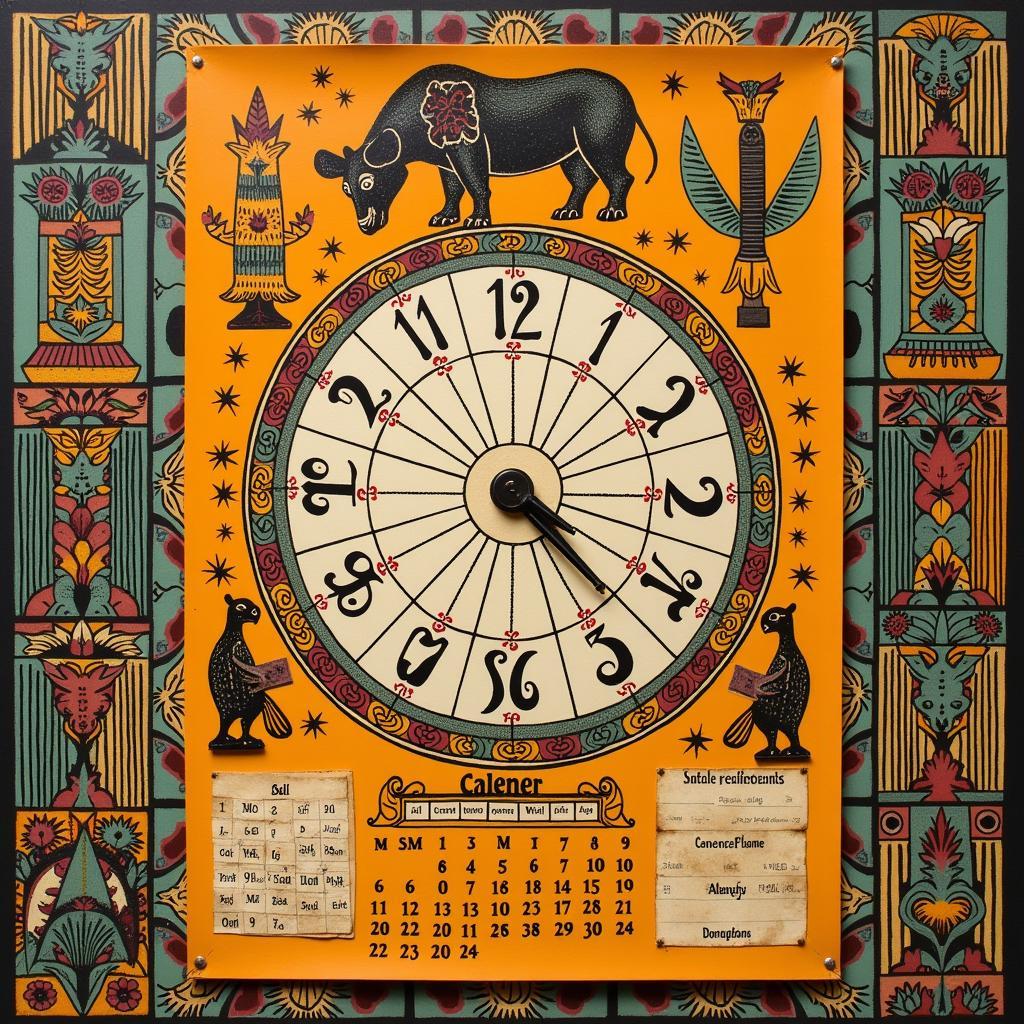 African Calendar Modern Adaptation