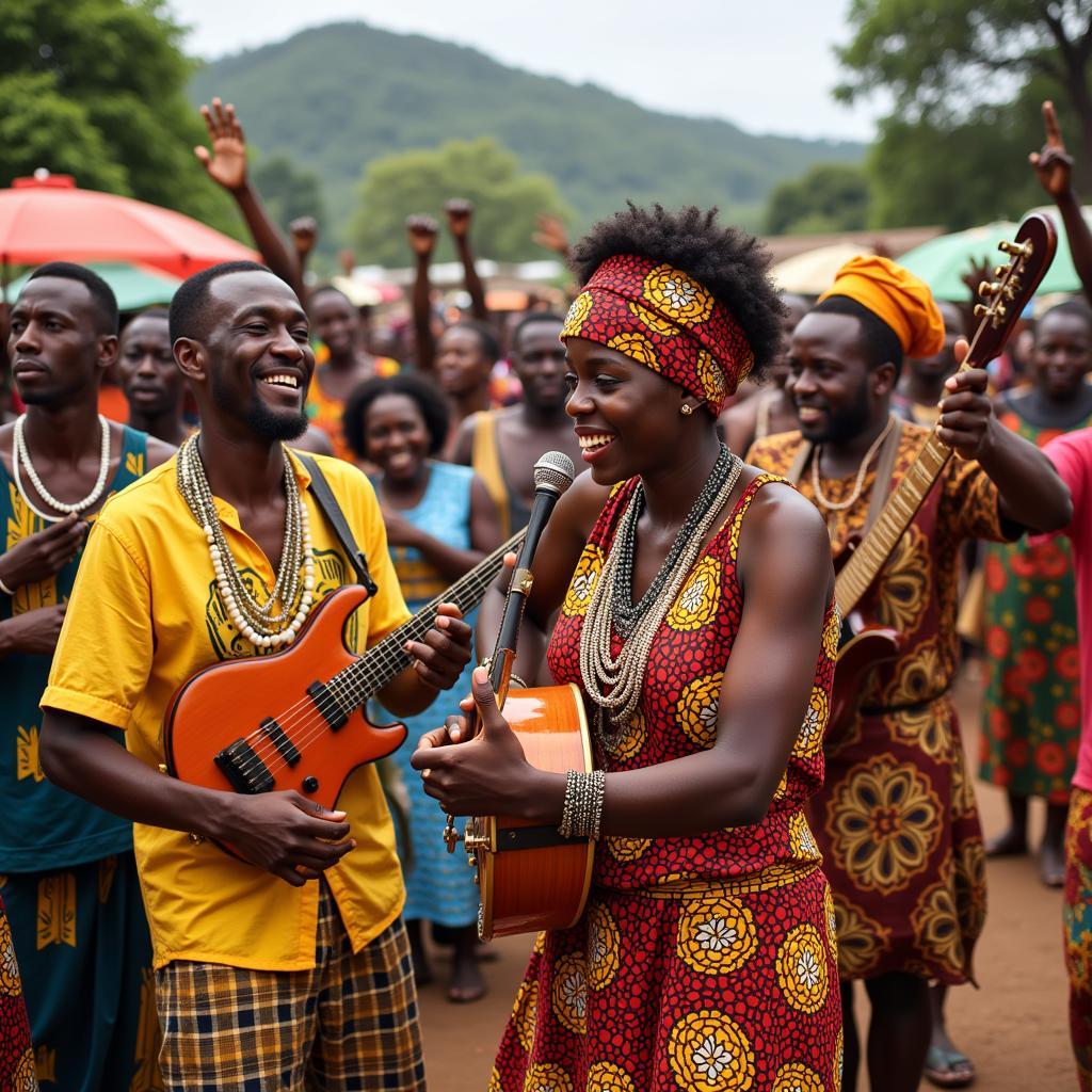 African Cameroonian Makossa Music Celebration