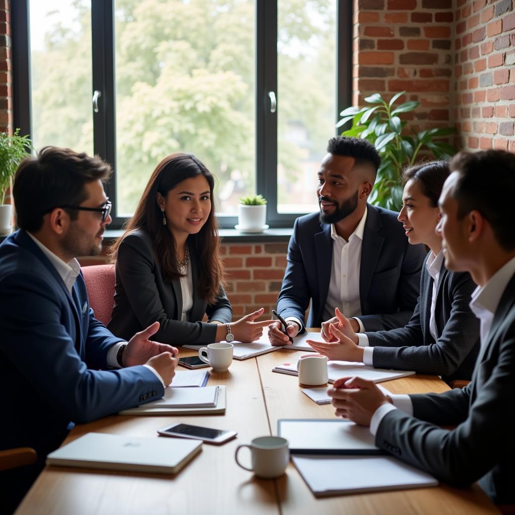 African Capital Partners in an Investment Meeting