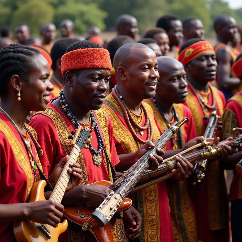 Music and Dance at an African Caribbean Funeral