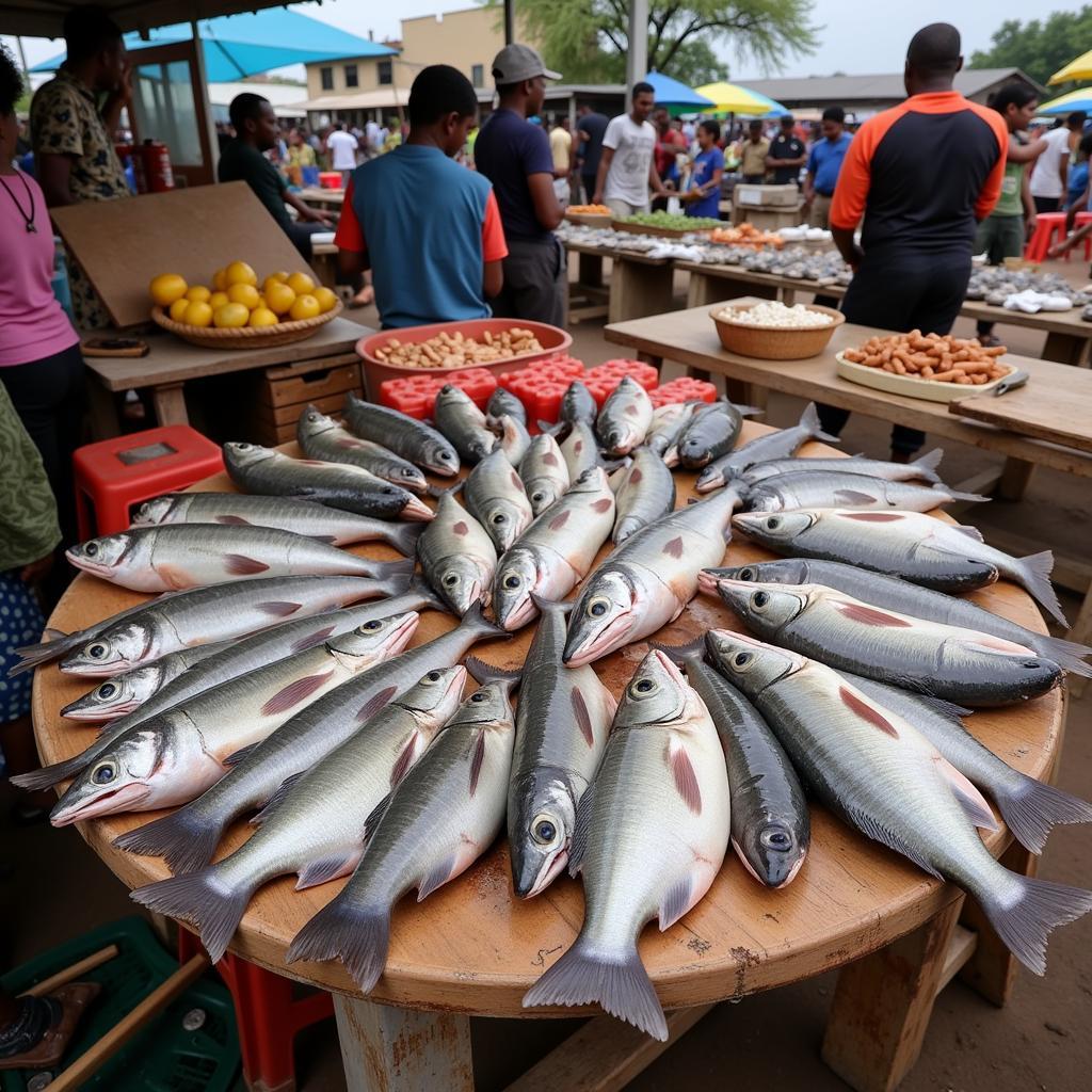 African Catfish - Market Sale