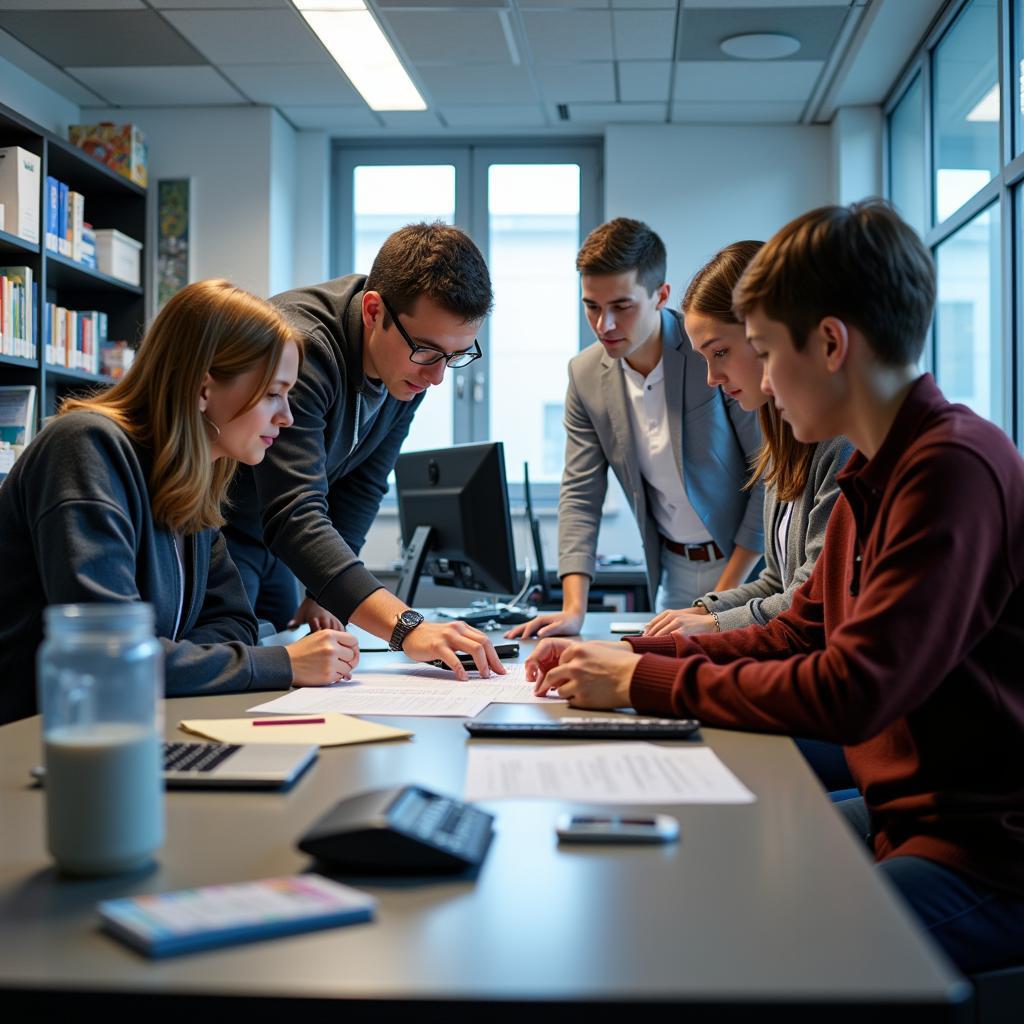 Students Collaborating at an African Centre of Excellence