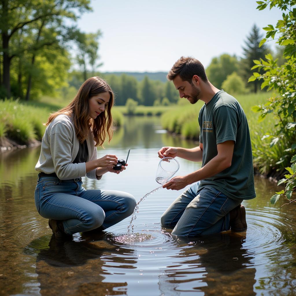 Researchers Studying Water Resources at an African Centre of Excellence