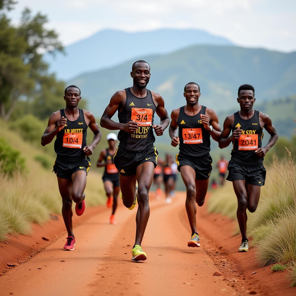 Marathon Runners in the African Championships