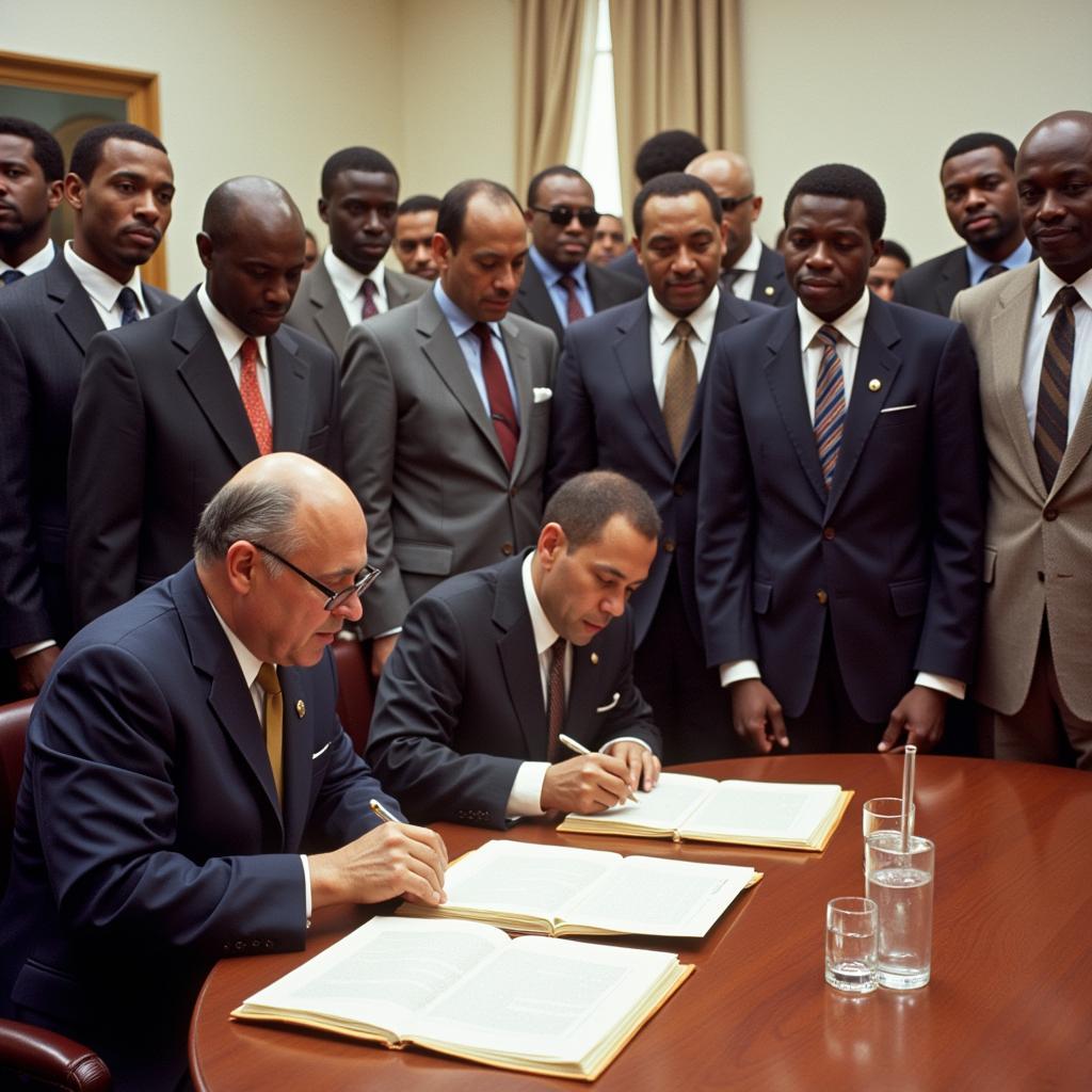 African Charter Signing Ceremony