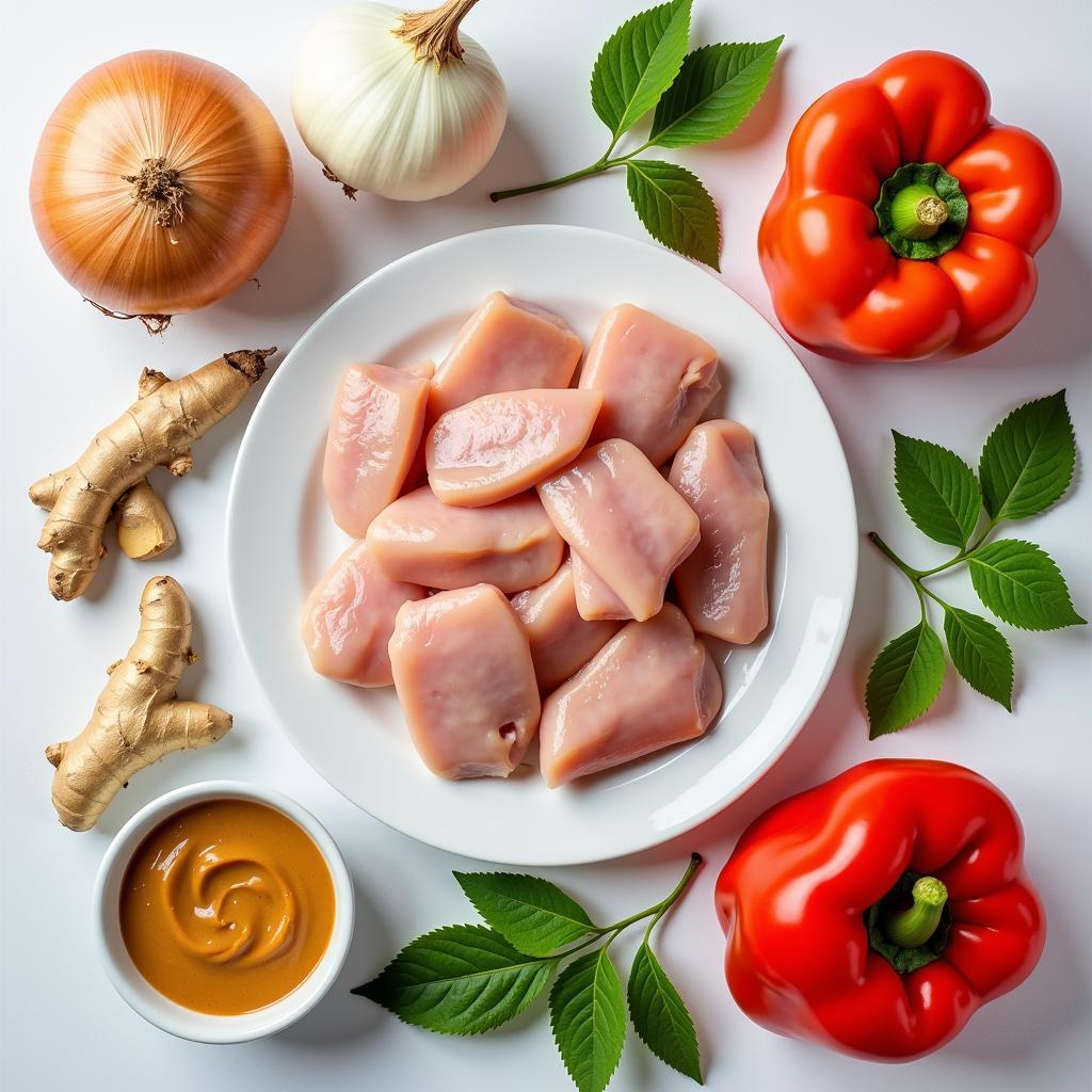 Ingredients for African Chicken Soup