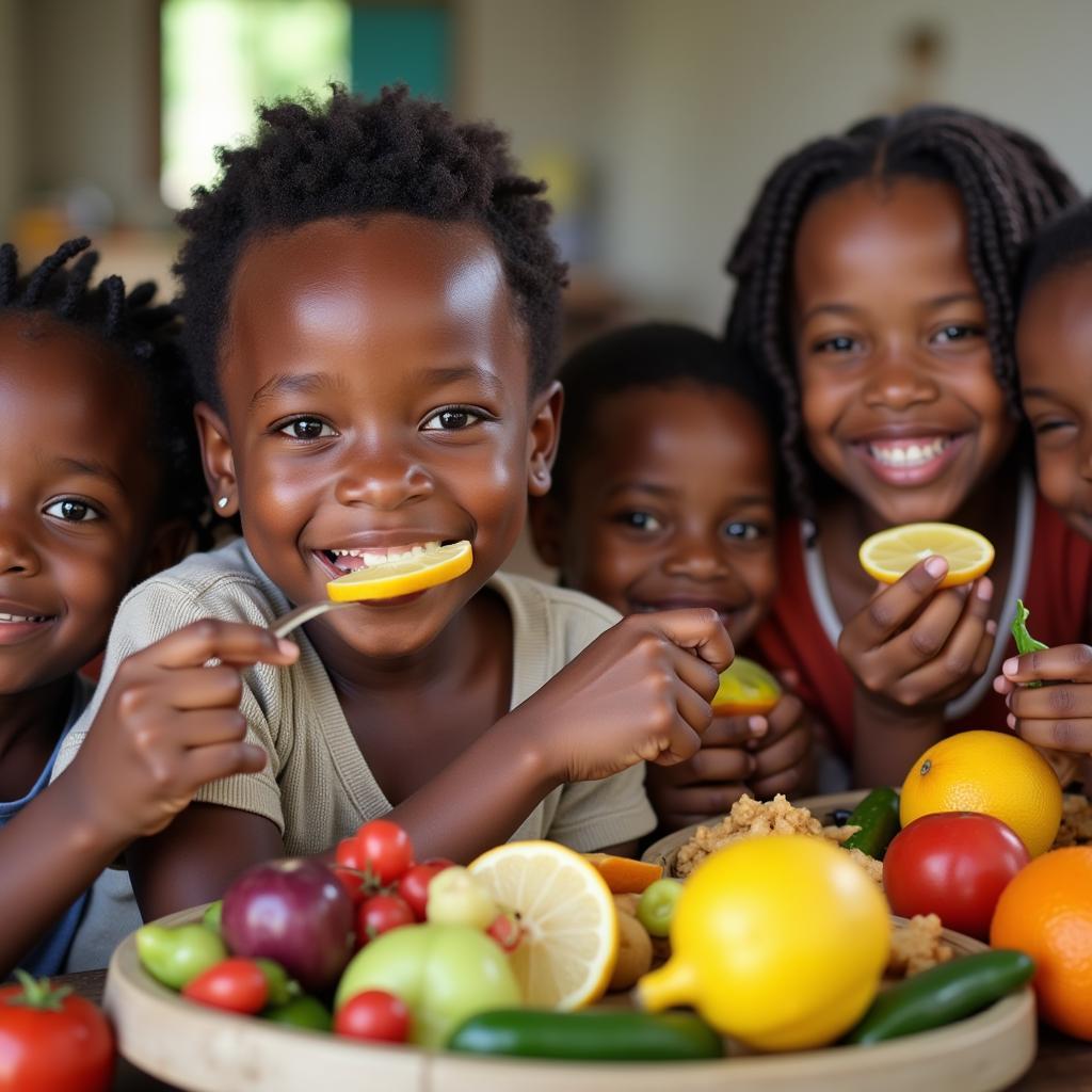 Promoting Healthy Eating Habits in African Children