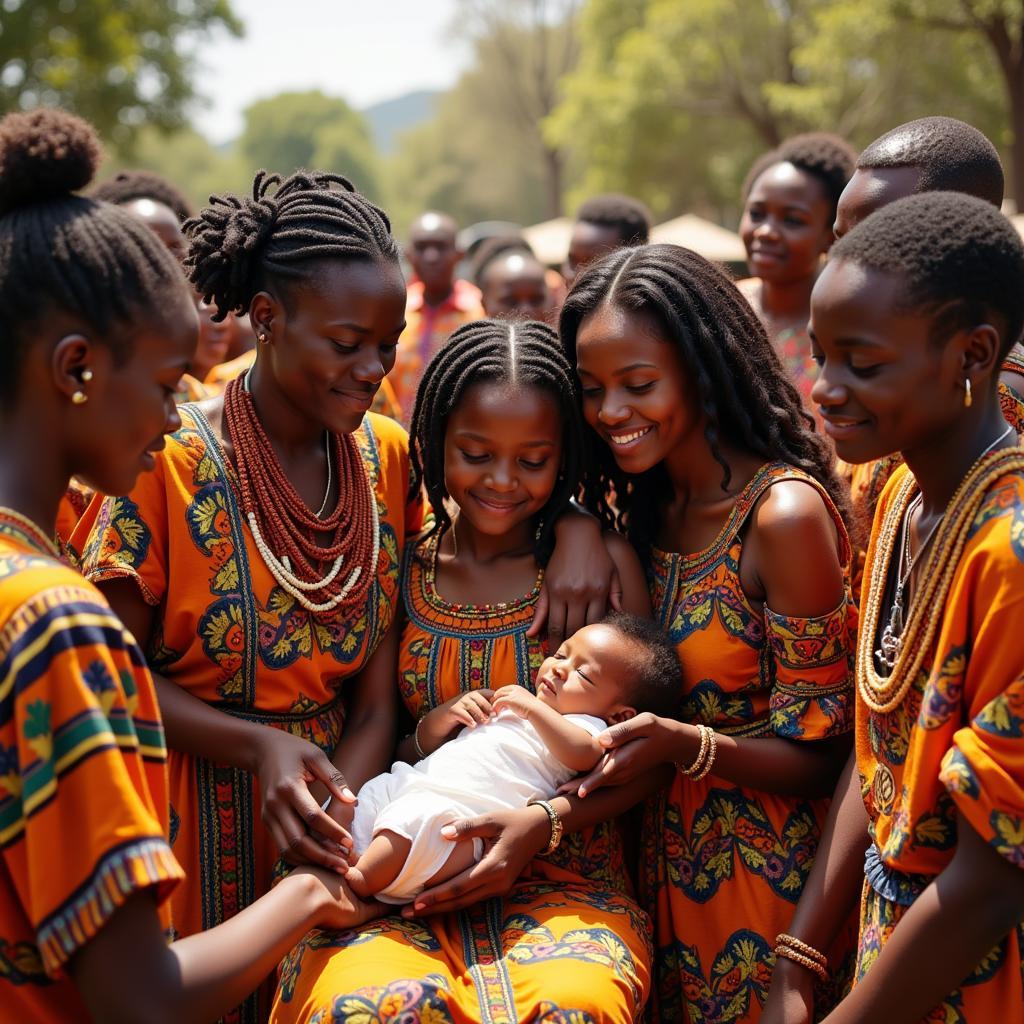 African Child Naming Ceremony