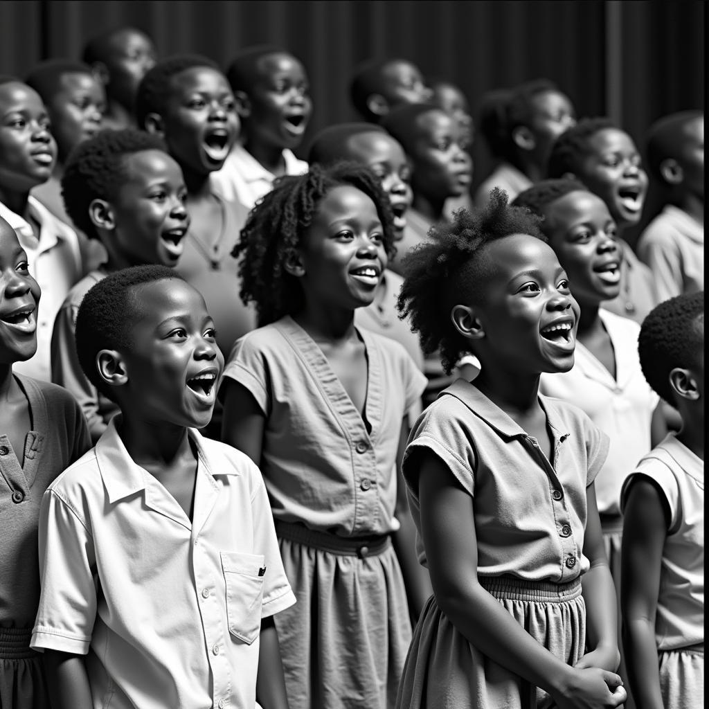 African Children's Choir in their Early Years