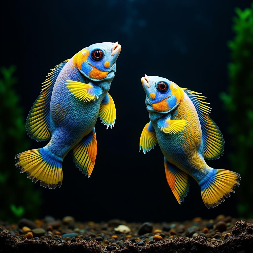 African Cichlid Courtship Ritual