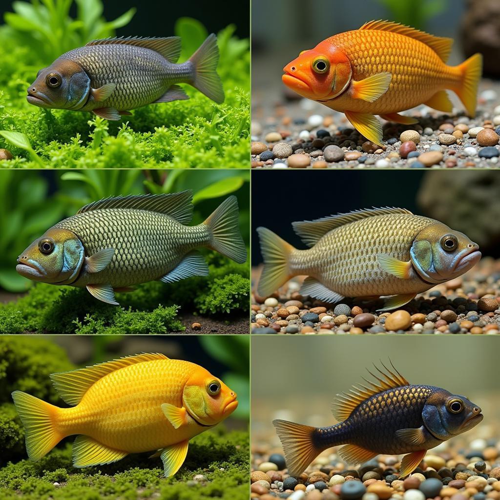 African Cichlids' Diverse Feeding Habits