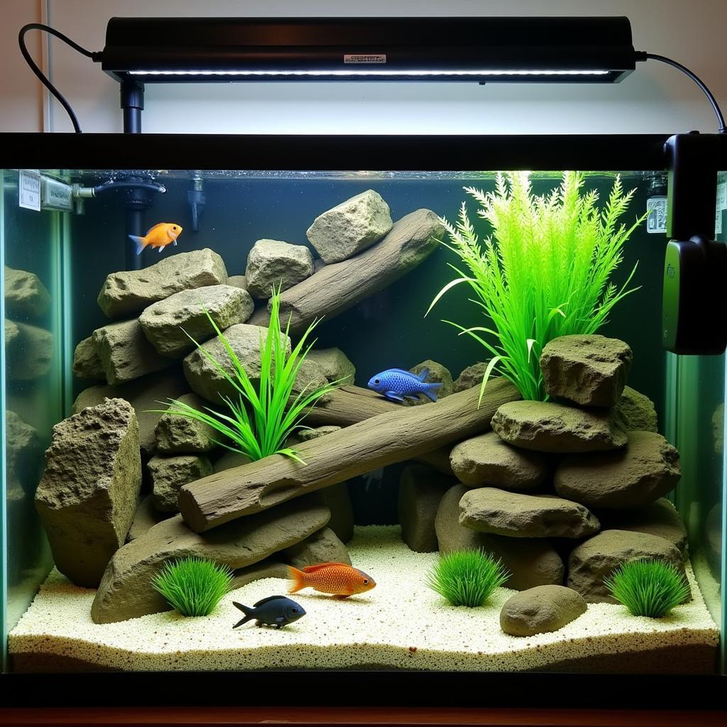 Ideal African Cichlid Tank Setup