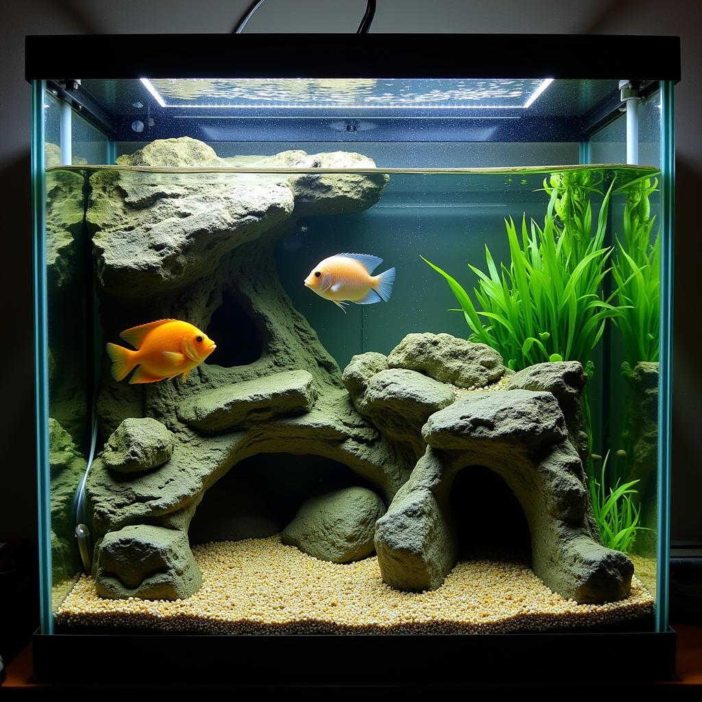 African Cichlid Tank Setup