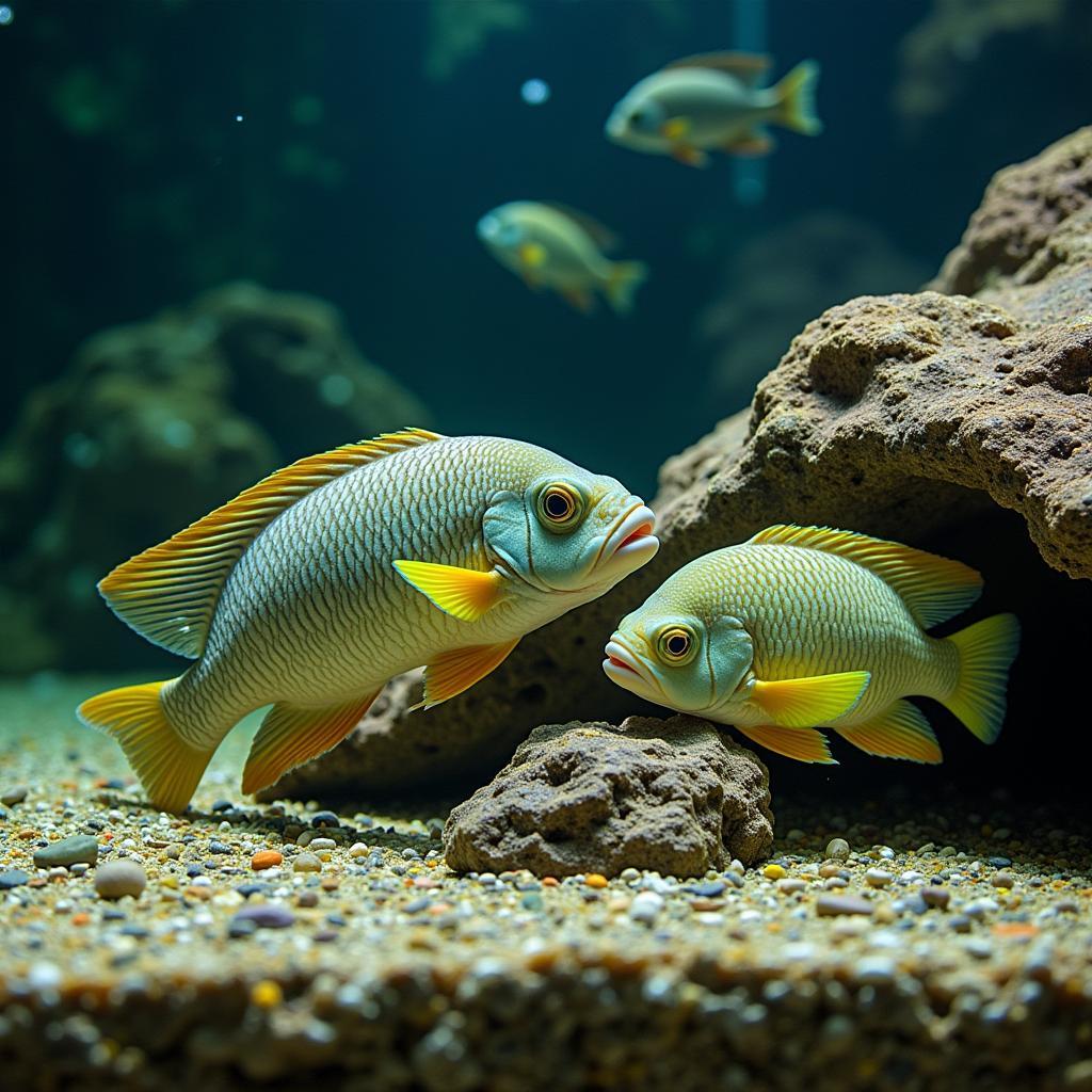 African Cichlids Social Interaction