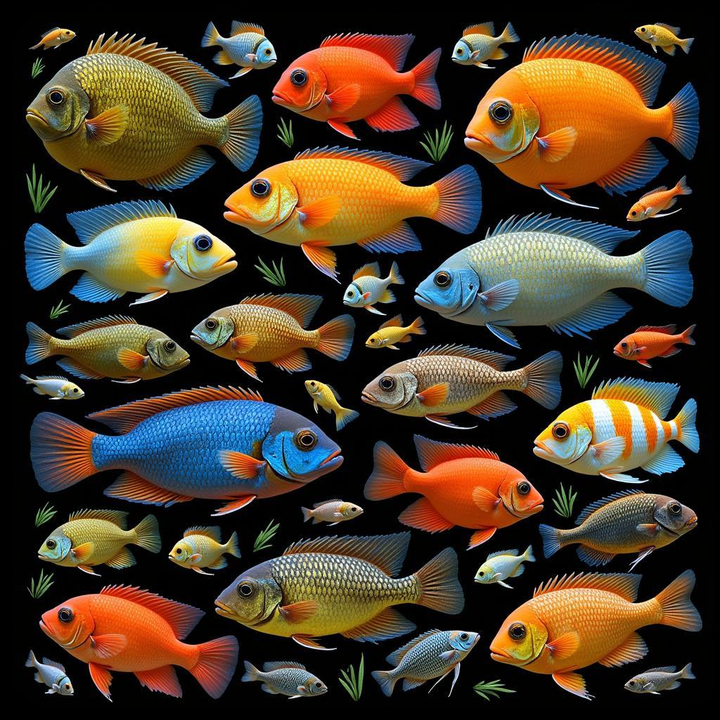 Variety of African Cichlids available in Brisbane