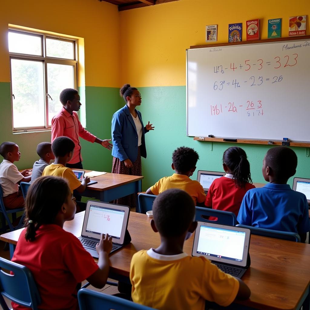 Modern Classroom Learning in Africa