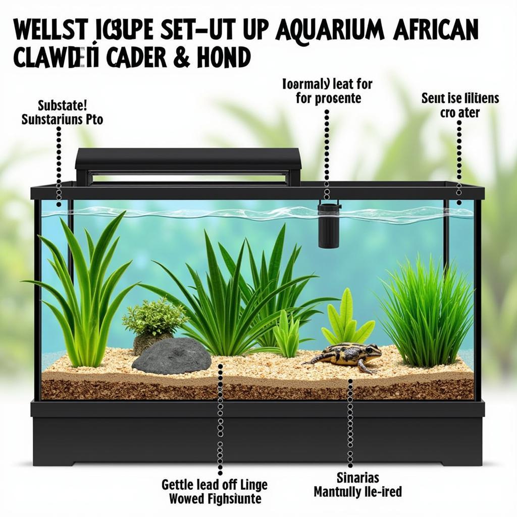 African Clawed Frog Aquarium Setup