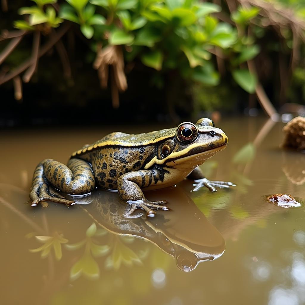 African Clawed Frog in its Natural Habitat