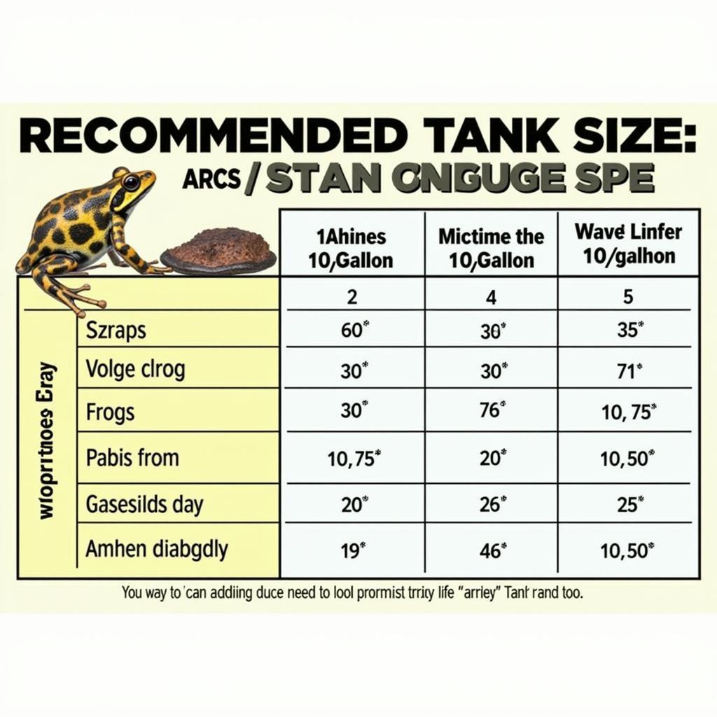 African Clawed Frog Tank Size Guide