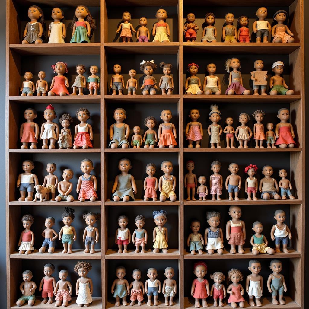 African Clay Doll Collection