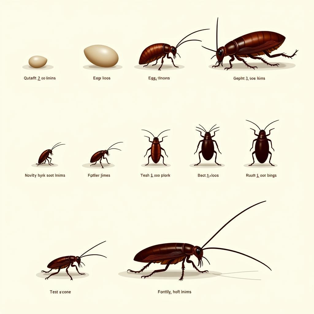 African Cockroach Life Cycle and Behavior