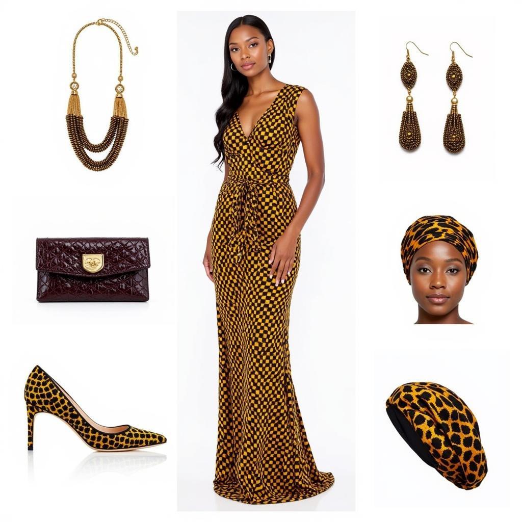 Accessorizing an African Cocktail Dress