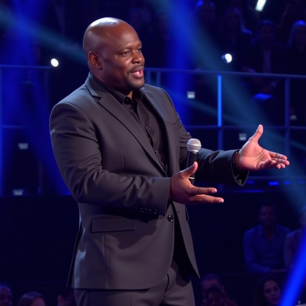 Daliso Chaponda performing on BGT