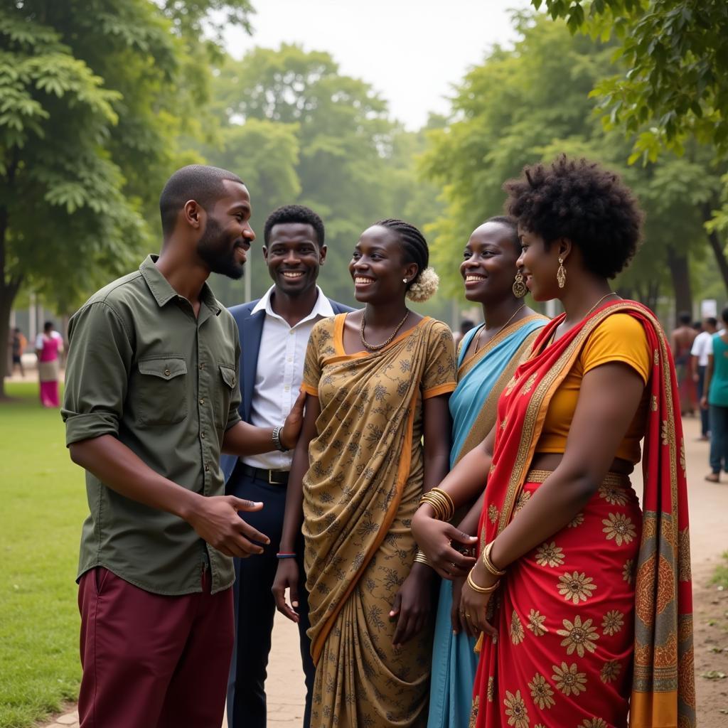 African Community Gathering in India