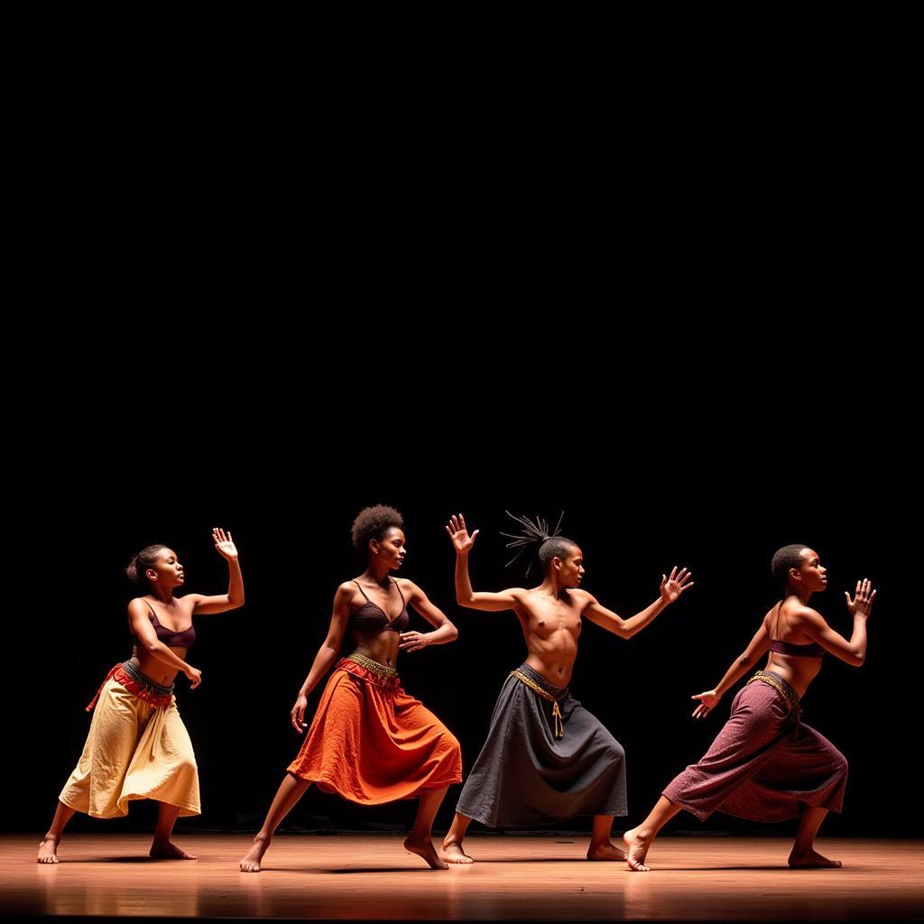 African Contemporary Dance Performance