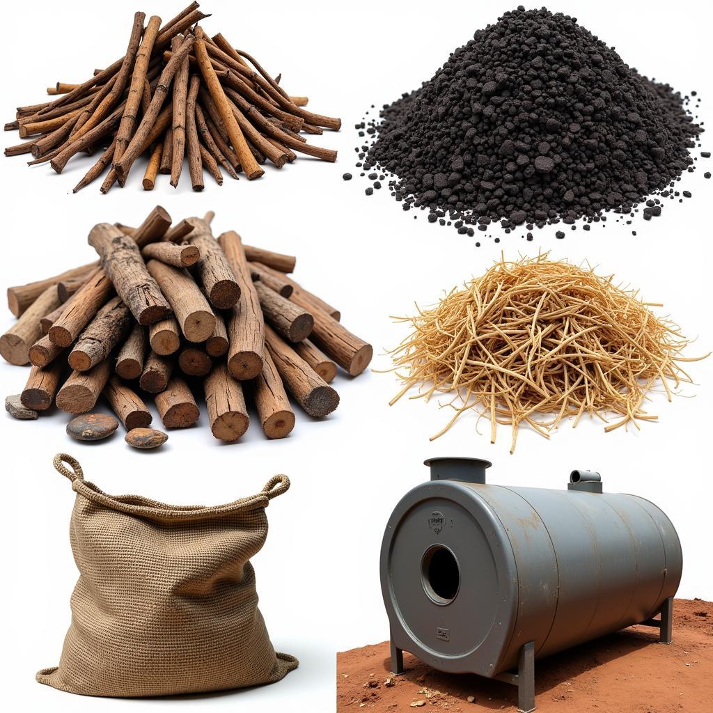 Various Fuels Used in African Cooking Stoves