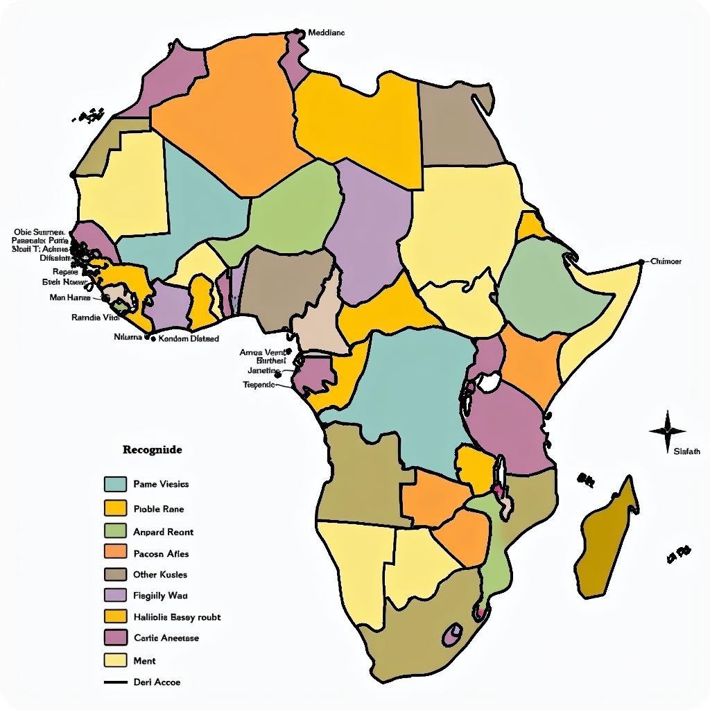 Map of African Countries