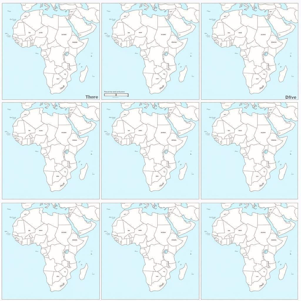 Navigating an African Countries Map