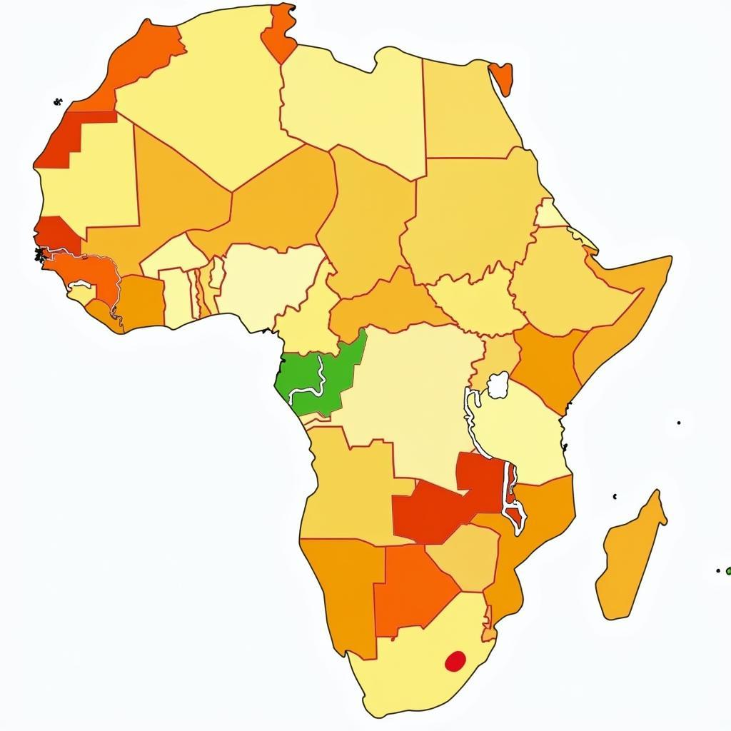 Yellow Fever Risk Map of Africa