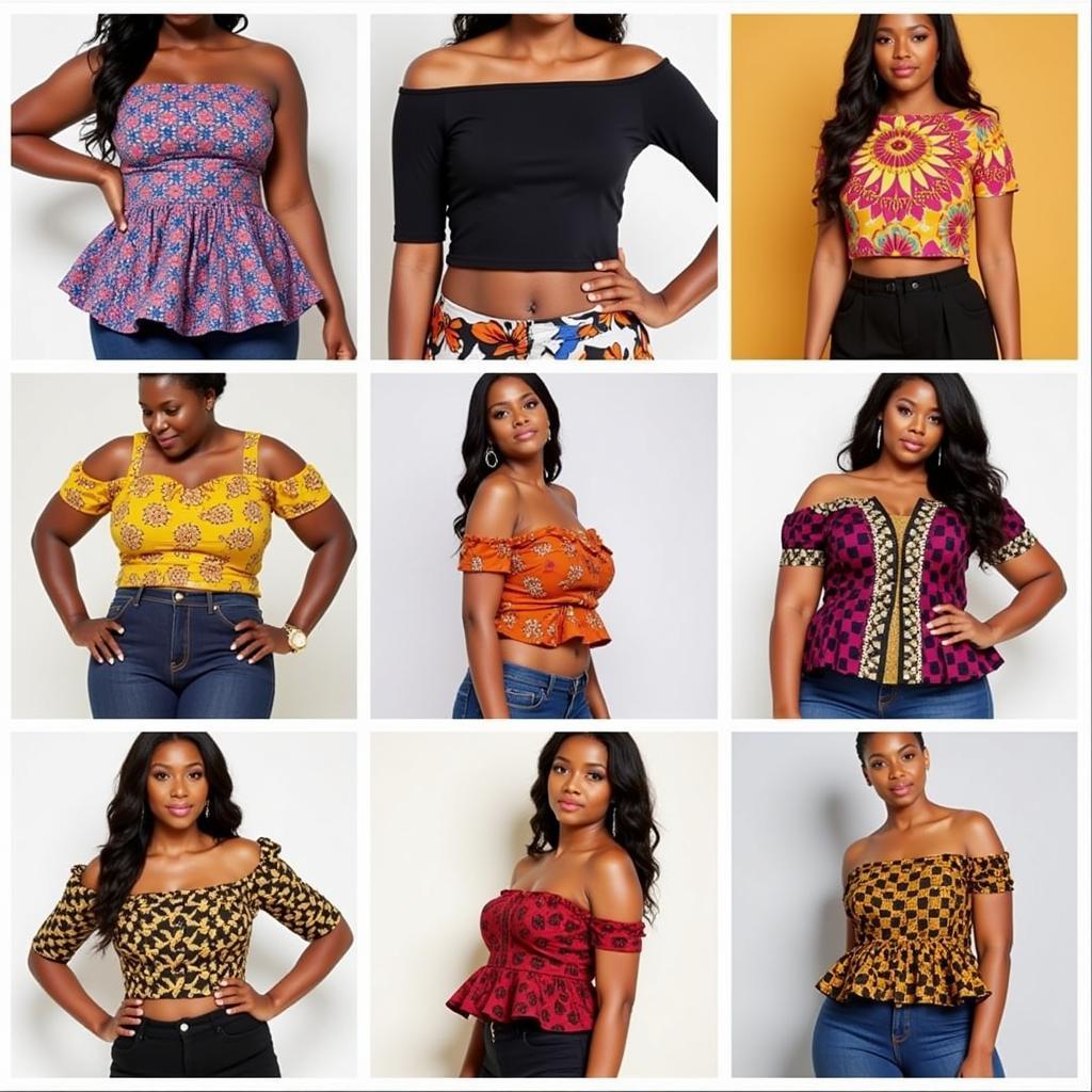 Modern Ankara Crop Top Styles Showcasing Vibrant Prints and Contemporary Designs