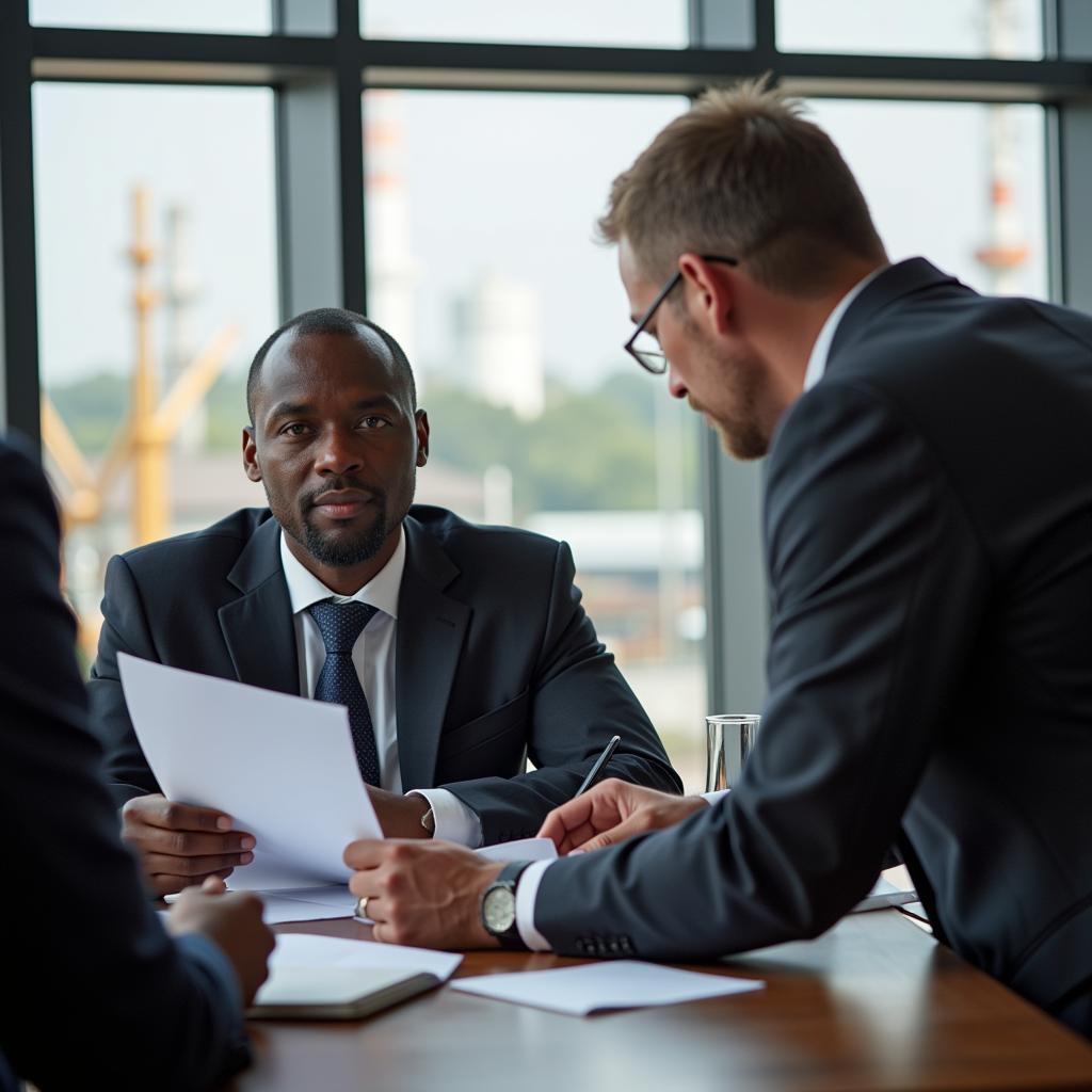 African Crude Oil Broker Negotiating Contract