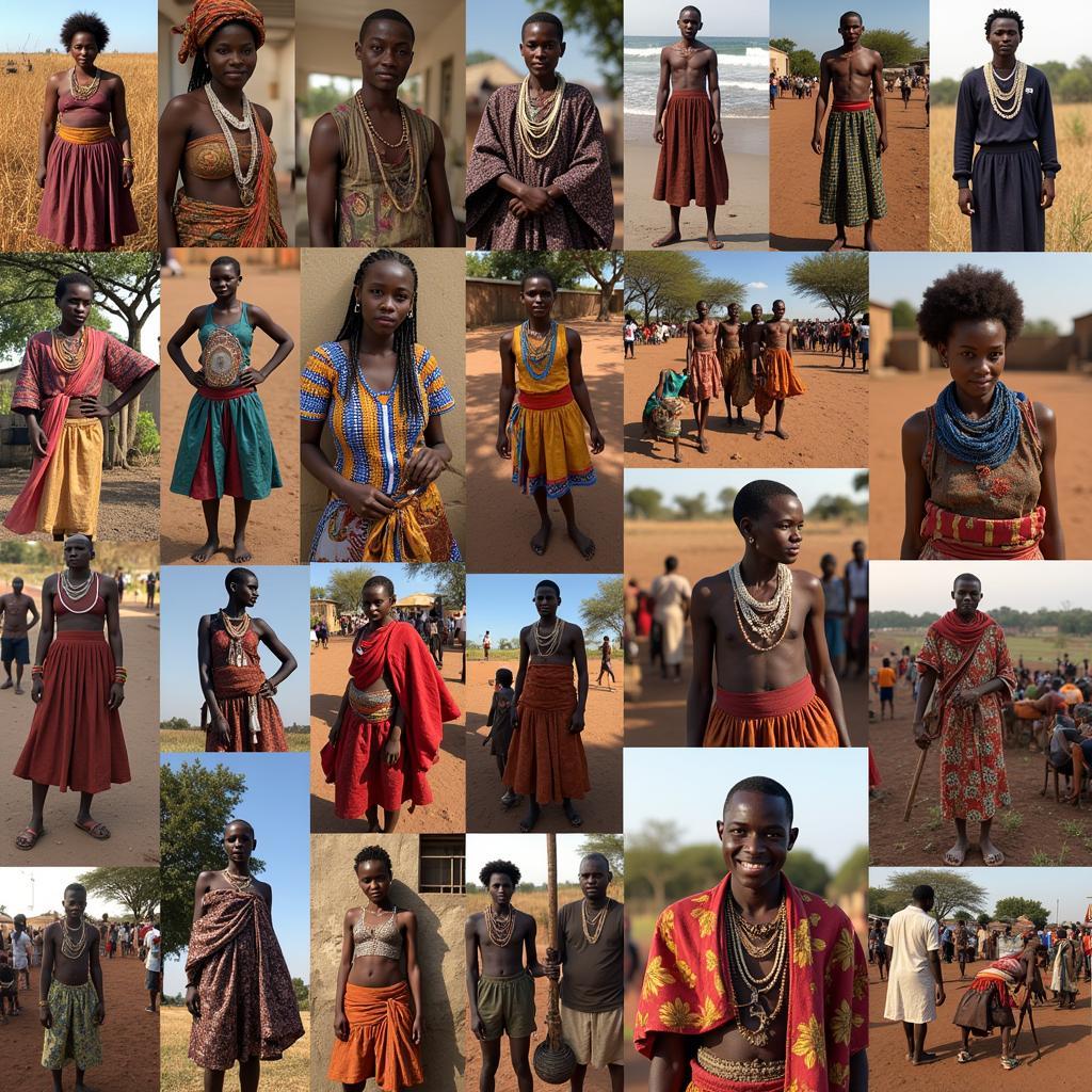 African Cultural Diversity - Clothing and Traditions